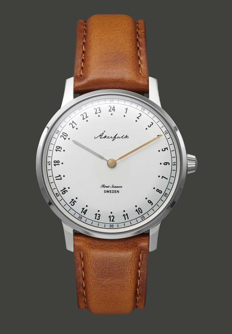 First Season Silver White Watch | Akerfalk Sweden