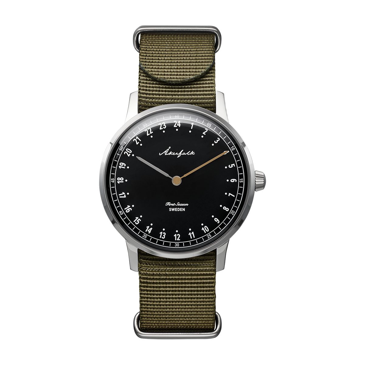 First Season Silver Black with Green NATO